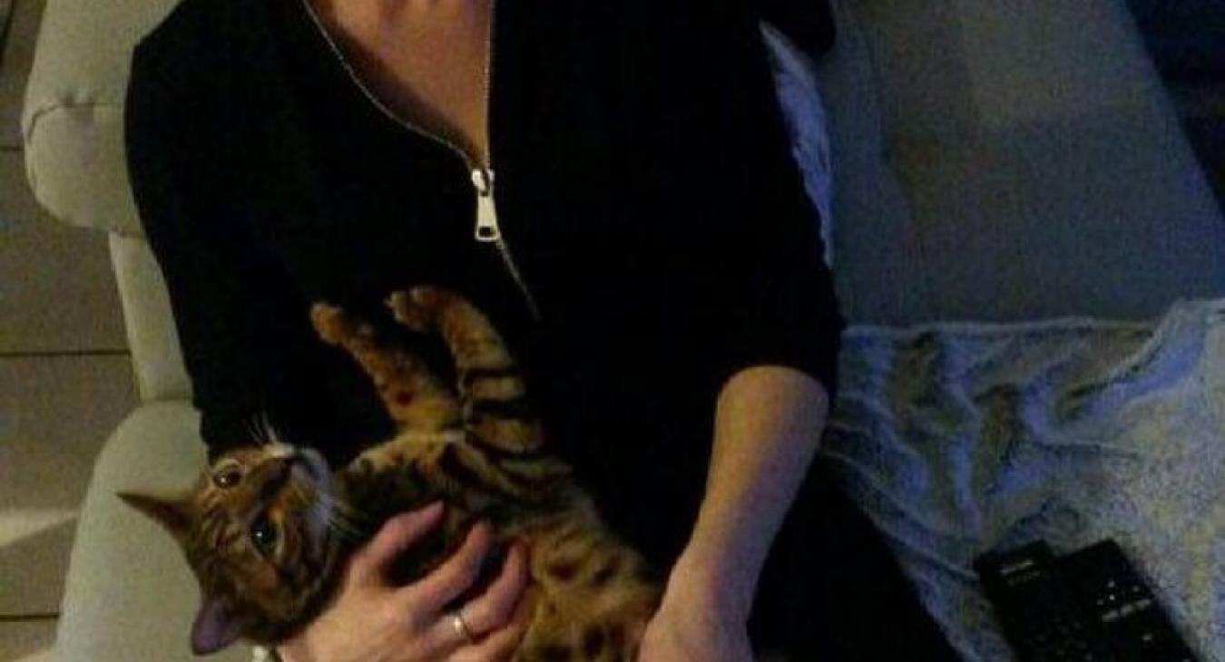 Celine et ses chats Bengal